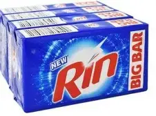 RIN Detergent Bar - 250 g (Pack of 4)