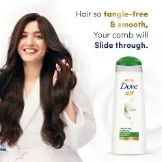 Dove Hair Fall Rescue Shampoo 1 L|| For Damaged Hair|| Hair Fall Control for Thicker Hair - Mild Daily Anti Hair Fall Shampoo for Men & Women