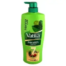 Dabur Vatika Naturals Health Shampoo - 640 ml | 7 Natural Herb Extracts | Contains Henna, Amla & Hibiscus | 90% Hair Fall Control | Everyday Shampoo for Women & Men
