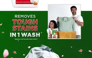 Ariel Perfect Wash Detergent Powder - 1kg, Removes tough stains like Haldi in 1 wash